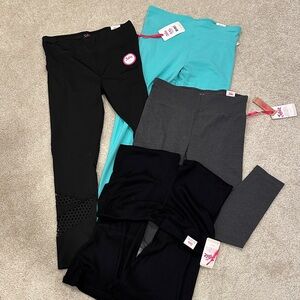 ✨NWT✨ Bundle of Justice solid colored leggings (sz 16/18)